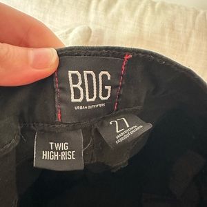 Urban Outfitters BDG Twig High-Rise Jeans Black
